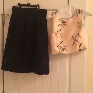 Two-piece semi-formal dress
